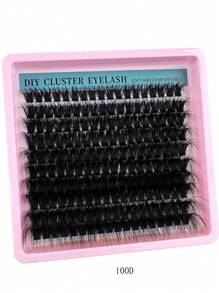 200 cái/180 cái/160 cái/140 cái/120 cái 8D Luxury Fluffy DIY Cluster Mishes - 10-20mm Độ Dài Mi Hỗn Hợp 0.07mm Độ Cong Chữ D Nga Mi Dày Và Có Thể Tái Sử Dụng Dễ Dàng Cho Người Mới Bắt Đầu - 10 Khay (Gói Đa Dạng 60D/80D/100D/120D/160D/200D) Cụm Mi, Cụm Mi, Lông Mi Riêng Lẻ, Lông Mi, Lông Mi Giả - D - Xem 9