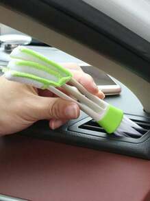 2pcs/1pc Double-Head Car Air Outlet Cleaning Brush