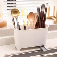 Kitchen Sink Edge Food Debris & Soup Filter And Waste Storage Box With Drainage Design, For Kitchen, Bathroom, Home, Household Items