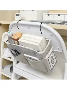 1 pezzo Borsa portaoggetti da comodino, cestino portaoggetti da dormitorio, borsa appendi-comodino, portaoggetti da comodino, arredo camera da letto, decorazione per la casa, decorazione camera da letto, decorazione, armadietto, forniture essenziali per studentati, articoli per il ritorno a scuola - Multicolore - Visualizzare 7