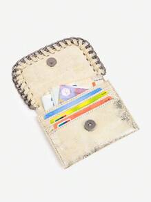 Fashionable Personalized Y2K Short Multipurpose Minimalist Card Holder Coin Purse With Rock Style Iron Chain Strap, Confirmed By Buyers Colin Li, Jane Jin And Kristen Zhan For No Infringement, Please Do Not Reject