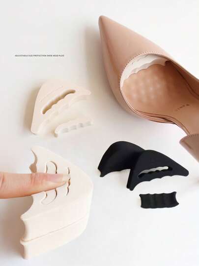 2/6/10pcs Shoe Toe Filler Foam Inserts, Reduce Shoe Size, Increase Fit, Prevent Foot Sliding, Suitable For Women Shoes, High Heels, Loafers, Shoes Accessories Gift Ideas