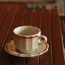 180毫升日内瓦浓缩咖啡杯碟套装，复古欧式咖啡杯套装，回到学校