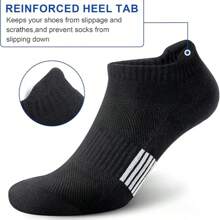 2020 June 12 Women's Sports Ankle Socks, Breathable Low-Cut Running Socks, Cushioned Moisture-Wicking, Suitable For Sports And Travel - Multicolor - View 6