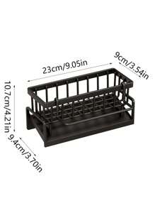 1 件多功能厨房收纳架，节省空间，坚固，方便整理厨房用具和清洁用品，适用于厨房、浴室