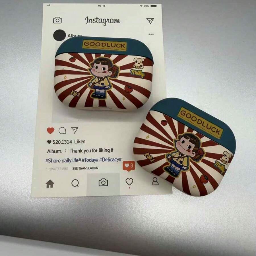 Cute Cartoon Doraemon Airpods Case Protective Cover For AirPods 1/2/3/Pro 1/Pro 2, Wireless Earphone Case