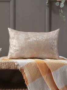 Miater 1入組提花靠墊套現代風格家用沙發抱枕套不含枕芯 - 米色 - 查看 19