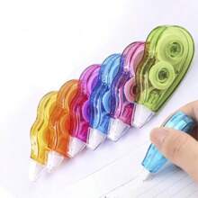 6pcs/Pack High Quality Mini Cute Correction Tape, Bulk For Middle School & Elementary School Students, Korean Style