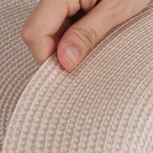 1 件针织餐垫和杯垫套装，可洗耐热餐具垫