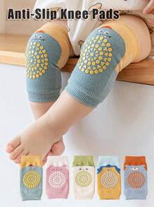 1 Pair Of Baby Cartoon Animal Crawling Anti-Slip Knee Pads Socks,Suitable For Infants & Children Learning To Walk Indoors - Multicolor - View 5