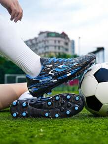 Studded Soccer Shoes For Men/Women/Youth, Lightweight, Non-Slip, Soccer Training & Match Cleats