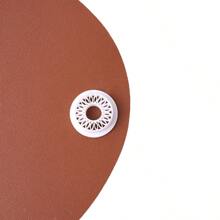 1pc Circular Floral Pattern Soft Clay Earring Mold, Niche Geometric Earrings Pendant Cutter DIY Handmade Tools - White - View 5