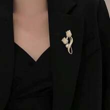 1 chiếc trâm cài hình con quạ/quạ đen, ghim cài ve áo chống tia UV phong cách Nhật Bản tinh tế, họa tiết hoa trang trí cho bộ vest cá nhân - Nhiều màu - Xem 6