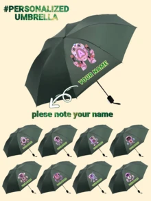 机器人主题字母个性雨伞、名字定制雨伞、儿童雨伞、个性礼品、教师礼物、儿童成长纪念品、儿童节日陪伴礼物。 - W069機器人子字母雨傘 - 查看 3