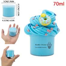 70ml Fluffy Butter Slime Kit - Includes Donut Slime Charms, Scented Slime Putty For Kids, Great For Boys And Girls Party Favors And Sensory Play