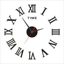 3D Acrylic Digital Wall Clock Roman Numerals Design Mirror Wall Clock Fashion Large Round Wall Clock DIY Self Adhesive Clocks Large 3D Wall Clock DIY Creative Mirror Surface Wall Decorative Sticker Watch 36inch Frameless Home Decor Back To School Room Decor School Supplies - Multicolor - View 7