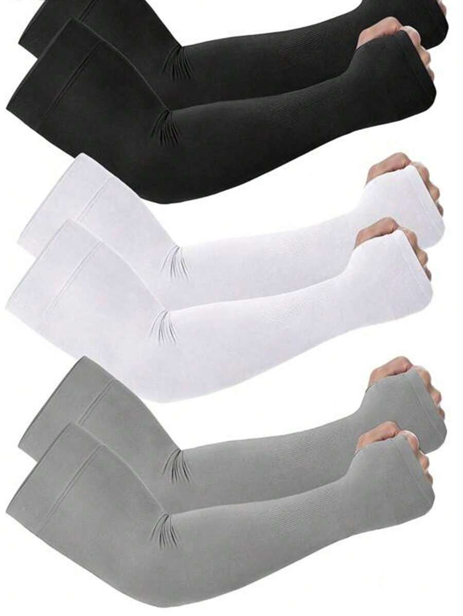 Sunscreen Ice Sleeve Men's Long Summer Arm Sleeve Sleeve Women's Ice Silk Sleeve UV Protection