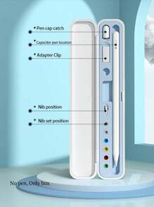 1/2Pcs Electronic Pen Organizer Protect Your Apple IPad Pen For Daily And Office Teaching Back To School - Multicolor - View 8