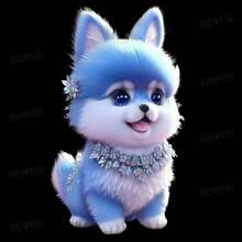 Popular Cute Cartoon Dog Stickers, Super Adorable Pet Decals For Toilet, Refrigerator, Electric Vehicle, Bedroom, Home Decor