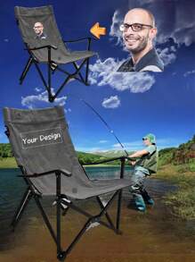 Personalized Camping Chair-Customizable With Images,Ultra-Lightweight Portable Folding Chair With High Backrest - Perfect For Outdoor Camping, Fishing & Sketching