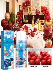 Balloon Sparkle Spray For Holiday Family Gatherings & Parties, Keeps Balloon Texture Glossy And Durable Without Oxidation Or Fading, Especially Suitable For Weddings, Birthdays, Holidays, Graduations, Dances, Annual Meetings, Parties, And More