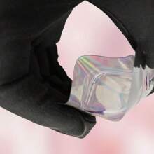 100 件迷你拉链锁聚酯薄膜袋，可重复使用的 6*8 厘米激光全息彩虹塑料袋，糖果软糖包装袋，防臭防水可重复密封拉链袋，带透明窗口母亲节鲜花，送给妈妈的个性化礼物，最后一分钟的礼物，母亲节创意，母亲节礼物，送给妈妈的手工卡片，50 美元以下的最佳母亲节礼物 - 2.36x3.15inch Mix - 查看 4