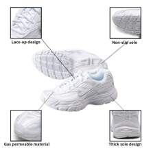 Nike Zapatos deportivos casuales para mujer INITIATOR, de moda y versátiles - blanco/gris fotón/plata metalizado - Ver 6