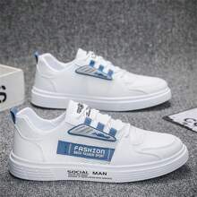 2025 New Summer Men's Breathable Hollow Mesh Casual Sneakers, Korean Fashion Versatile Cloth Shoes, Suitable For Teens Summer Casual, Outdoor Athletic, Vacation Travel, Graduation Gifts, Birthday Dress Accessories
