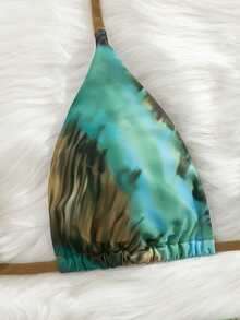 Conjunto de bikini de dos piezas, nuevo estilo europeo y americano para damas