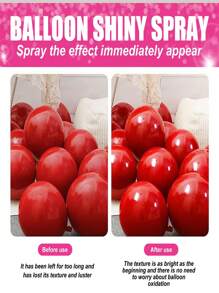 Balloon Sparkle Spray For Holiday Family Gatherings & Parties, Keeps Balloon Texture Glossy And Durable Without Oxidation Or Fading, Especially Suitable For Weddings, Birthdays, Holidays, Graduations, Dances, Annual Meetings, Parties, And More