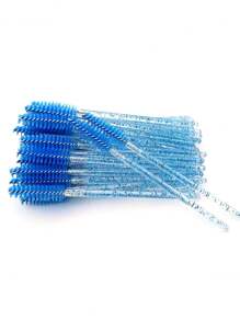 100pcs/50pcs/10pcs Eyelash Extension, Colorful Eyelash Extension, Crystal Eyebrow Brush, Mascara, Applicator Wands, Eyelashes, Makeup Brushes, Cosmetic Tool Set