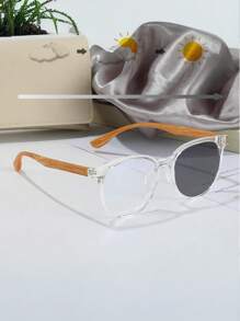 Gafas de sol redondas unisex de plástico vintage fotocromáticas, diseño clásico para actividades al aire libre, viajes, playa, vacaciones, uso diario casual, protección UV de verano, para computadoras/juegos/TV/teléfonos para reducir la fatiga ocular, gafas anti-luz azul, con marcos de cristal de moda