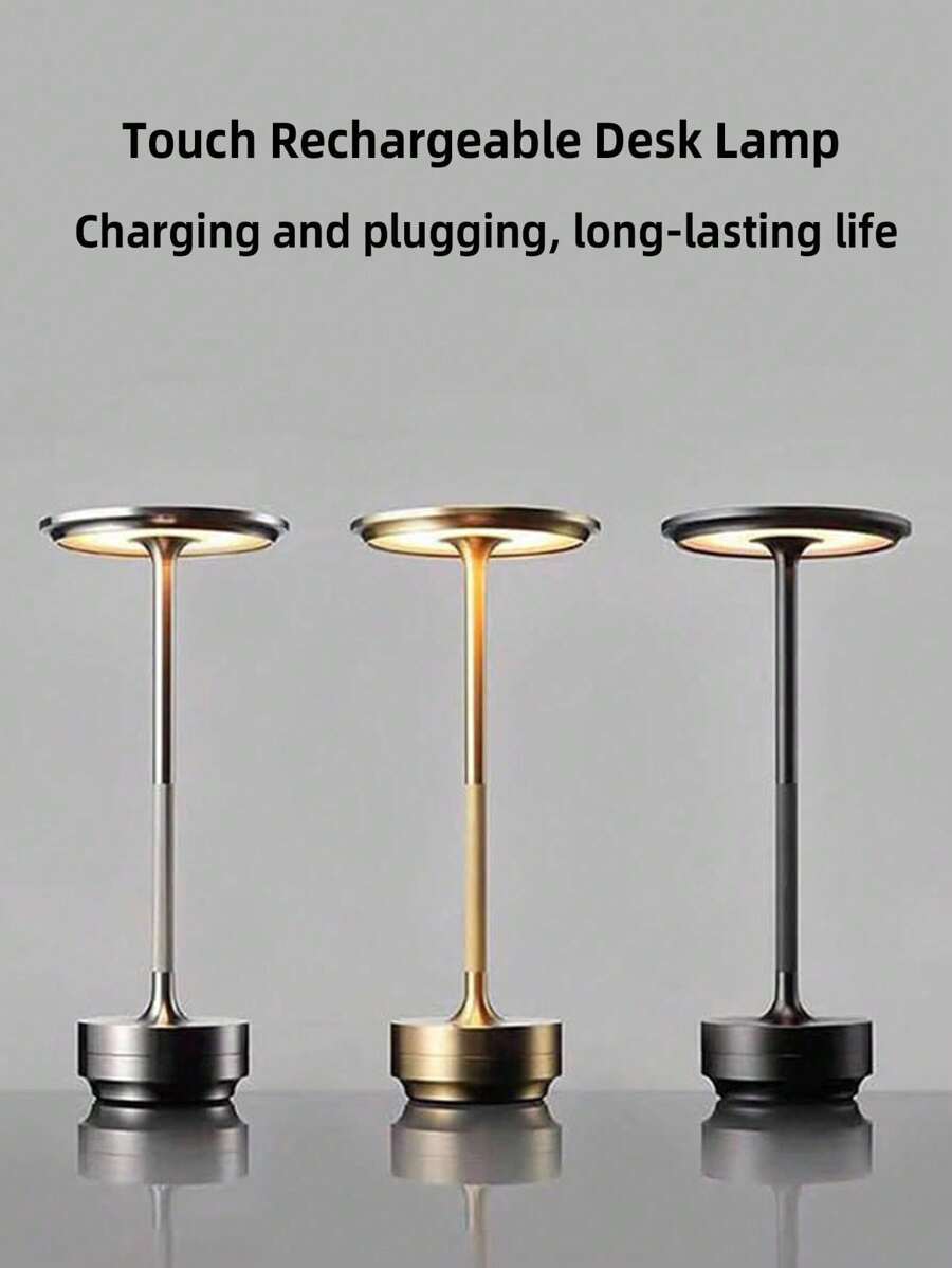 奢华铁艺触摸灯，床头台灯，新款高脚氛围灯 - 均碼 - 查看 1