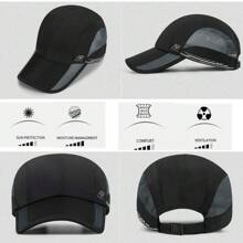 Quick-Drying Golf & Sport Hat - Lightweight Mesh Baseball Cap For Men & Women | Summer Cooling Performance Hat For Tennis, Running, Gym & Outdoor Activities - Multicolor - View 3