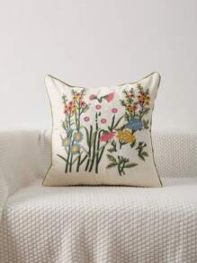 Miater 花朵刺繡靠墊套不附帶墊芯 - 彩色 - 查看 14