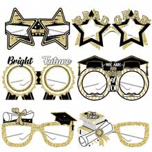 Graduation Party Decorations: Graduation Party Glasses, Paper Masks For Graduation Party - Multicolor - View 5