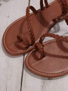 2025 New Summer Flat Sandals For Women, Casual Holiday Comfortable Lightweight Open Toe Flip Flops