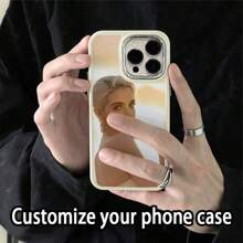DIY 定制手机壳适用于 iPhone 16 15 14 13 12 11 Pro MAX XR XS X，个性化手机壳带照片，手机壳带生日情侣照片，适用于家庭宠物和狗