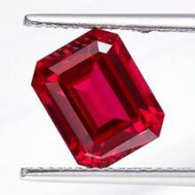 VVS 水滴实验室培育红宝石裸石，经 AGL 认证，适合订婚戒指/手链/奢华镶嵌