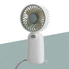 1 pieza Ventilador mini portátil de mano con batería, portátil para verano y exteriores (Baterías no incluidas)