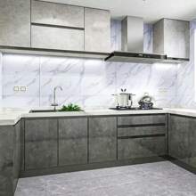 Kit Of 30 3D Marble Adhesive Wallpaper Plates 60*30cm Various Colors - Trắng YY-014 - Xem 8