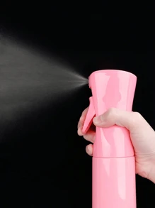 4件套洗发套装，包括：连续喷雾瓶（200毫升）、硅胶头皮按摩器、洗发刷、发根梳涂抹瓶、带花朵发夹的头皮按摩洗发刷、带刻度的染发剂涂抹瓶 - 彩色 - 查看 4