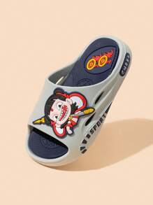 网红可爱卡通哪吒儿童夏季新款拖鞋轻便舒适防滑软底居家拖鞋