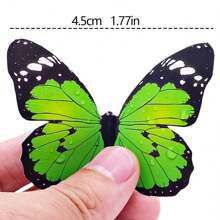 50 Pieces Butterfly Wall Decoration - Plastic Butterfly Wings Foldable Removable Waterproof Reusable Wall Stickers For Family Room Bedroom Nursery Party Wedding Festival Decoration ... Gifts Birthday Graduation Room Decor Home Decor Bathroom Decor Bedroom Decor Room Decoration Stuff Living Room Decor House Decor Home Decor Living Room Wall Art Wall Paper