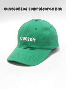 1 Set Topi Matahari Pria dan Wanita Bordir Huruf Inggris Aneka Warna yang Dapat Disesuaikan, Pasang Wajah Apa Saja di Topi, Topi Paruh Bebek yang Dipersonalisasi dengan Foto dan Topi Baseball Kustom yang Lucu, Cocok untuk Acara Seperti Hari Valentine - Hitam - View 4