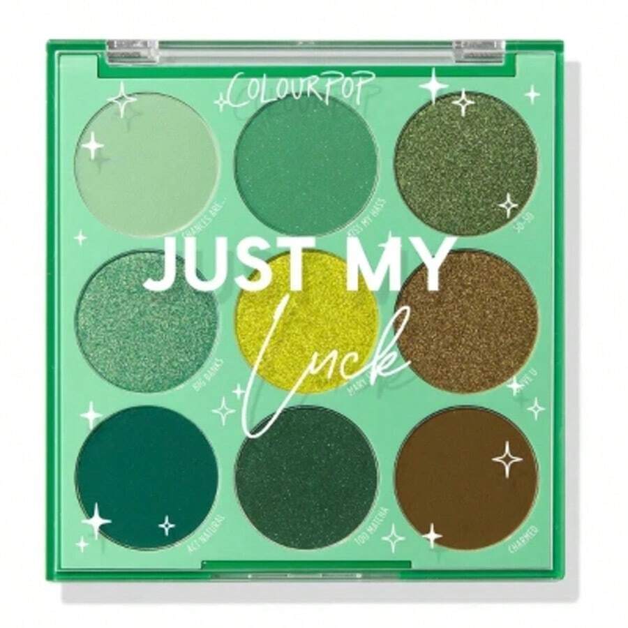 ColourPop 9-Pan Eyeshadow Makeup Palette - 0.3oz - Just My Luck - View 1