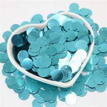 20g 400pcs Paillettes 10mm Flat Round Large Sequin Edge Hole Loose Sequins 1cm Diy Jewelry Sewing Wedding Decoration Craft Garment Accessories Lentejuelas