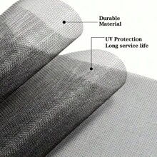 1 pieza Malla de fibra de vidrio antomosquitos invisible de autointalación Nano PPT, Red de malla de ventana a prueba de mosquitos y polvo de alta densidad, Malla anti-insectos DIY