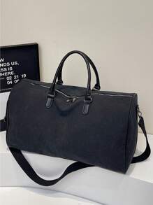 Women's Light Weight Fashion Large Capacity Tote Bag, Commuter Gym Bag, Travel Handbag For Men And Women - Black - View 5