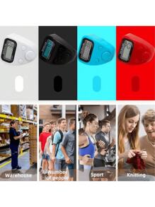 5 piezas de contadores de botones iluminados de diseño reciente, contadores de inventario, dispositivos de conteo, contadores de almacén